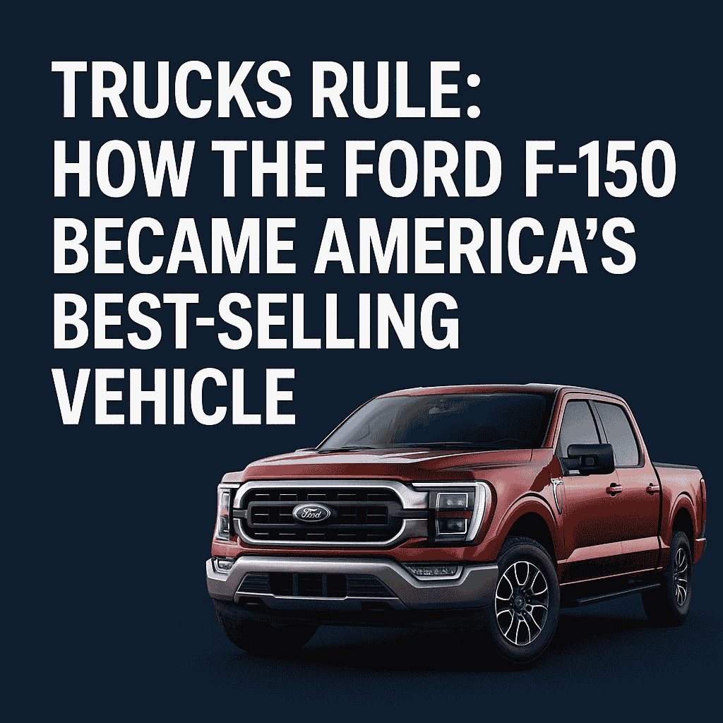 🚛 Trucks Rule: How the Ford F-150 Became America’s Best-Selling Vehicle